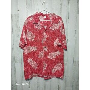 Palmwave Nnt Red & White Men's 2XL Hawaiian Shirt